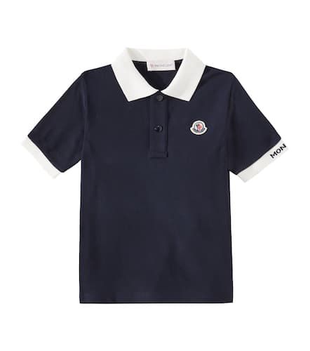 Moncler Enfant Cotton polo shirt - Moncler Enfant - Modalova