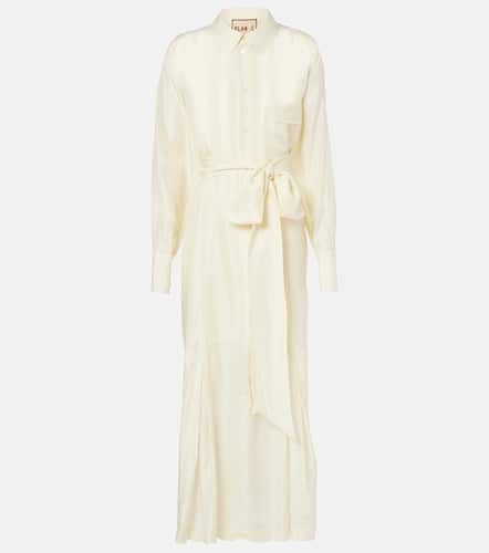 Plan C Belted silk shirtdress - Plan C - Modalova