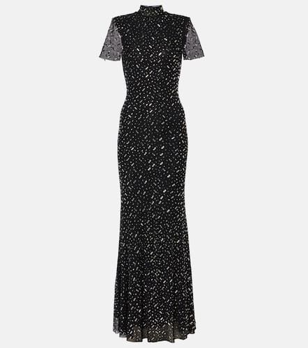 Embellished mesh maxi dress - Self-Portrait - Modalova