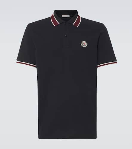 Moncler Logo cotton polo shirt - Moncler - Modalova