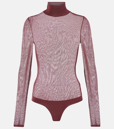 Tallin turtleneck sheer mesh bodysuit - Khaite - Modalova