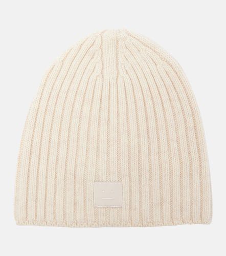 Face ribbed-knit wool beanie - Acne Studios - Modalova