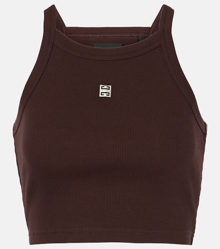 Givenchy 4G cropped cotton tank top - Givenchy - Modalova