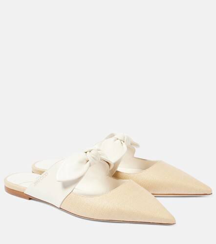 Rali leather and raffia mules - Jimmy Choo - Modalova