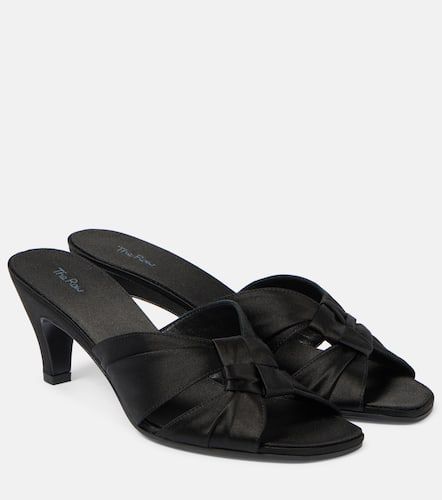 The Row Soft Knot 65 satin mules - The Row - Modalova