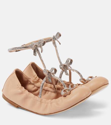 Caterina bow-detail leather ballet flats - Rene Caovilla - Modalova