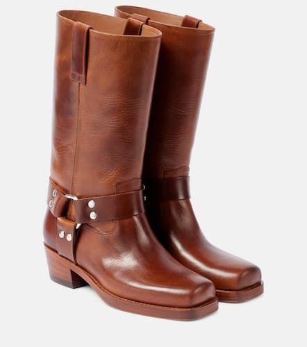 Roxy 45 leather biker boots - Paris Texas - Modalova