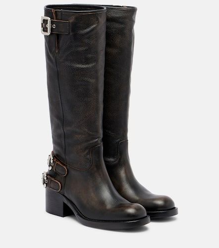 Chlo Dakota leather knee-high biker boots - Chloe - Modalova