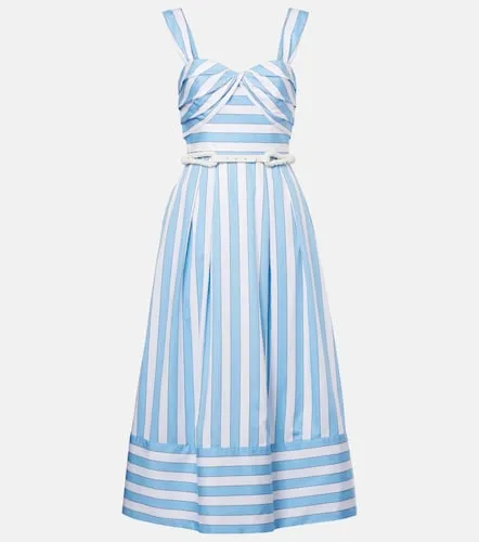 Nilah striped belted cotton midi dress - Rebecca Vallance - Modalova