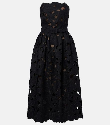Abito bustier in pizzo - Oscar de la Renta - Modalova