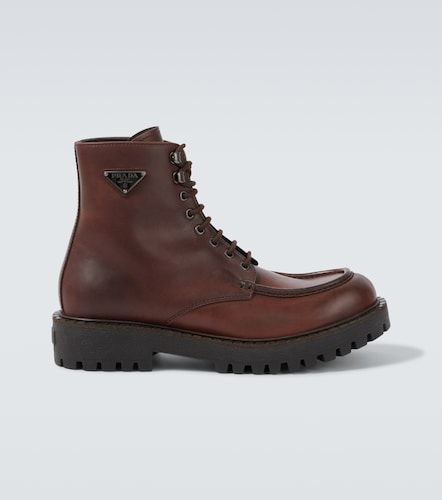 Prada Botas con cordones de piel - Prada - Modalova