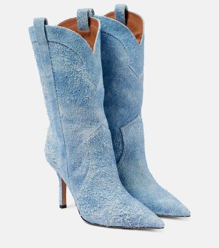 Paloma 95 denim knee-high boots - Paris Texas - Modalova