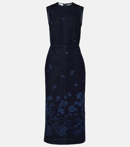 Erdem Floral denim midi dress - Erdem - Modalova