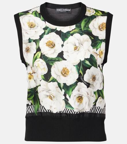 Dolce&Gabbana Floral print silk top - Dolce&Gabbana - Modalova