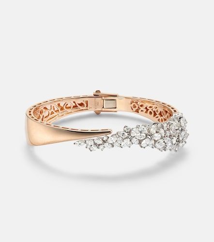 Bracciale in rosa e bianco 18kt con diamanti - Yeprem - Modalova