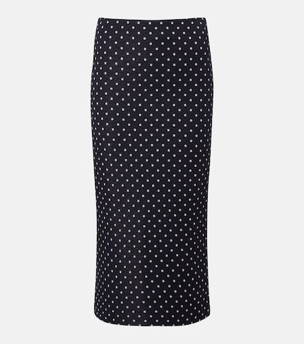 Midirock aus Jersey mit Polka-Dots - Max Mara - Modalova