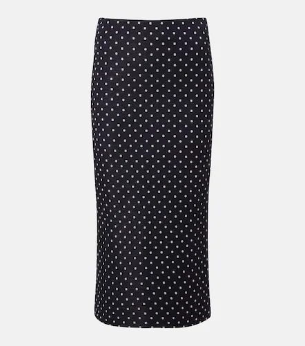 Polka-dot jersey midi skirt - Max Mara - Modalova