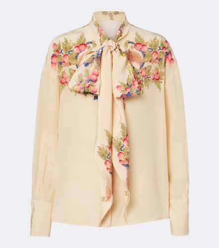 Camicia in seta con stampa floreale - Etro - Modalova