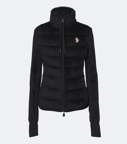 Down-paneled teddy cardigan - Moncler Grenoble - Modalova