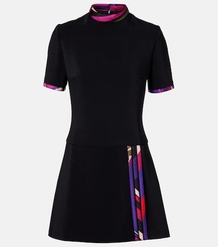 Vestido corto de cady con seda - Pucci - Modalova