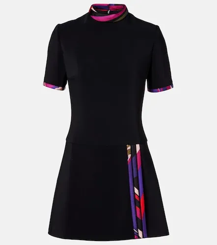 Vestido corto de cady con seda - Pucci - Modalova