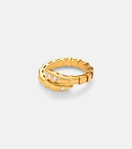 Serpenti Viper 18kt ring with diamonds - Bvlgari - Modalova