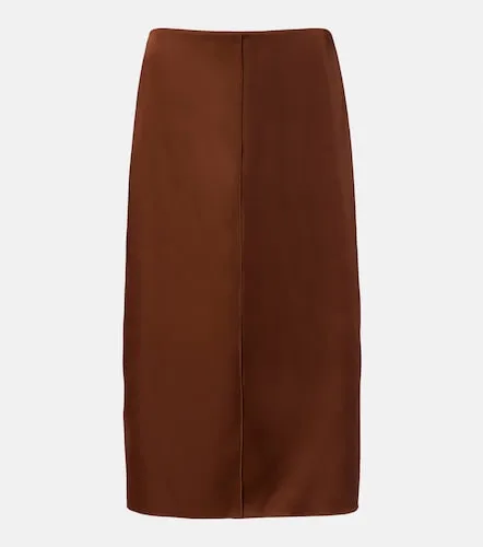 Shiny Statement high-rise duchesse pencil skirt - Dorothee Schumacher - Modalova