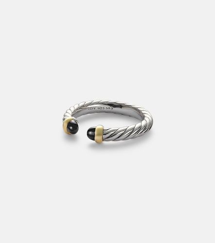 Cable CollectiblesÂ® Petite Cable sterling ring with onyx - David Yurman - Modalova