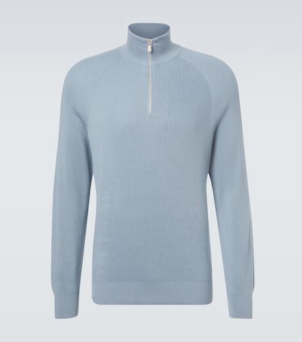Ribbed-knit cotton sweater - Brunello Cucinelli - Modalova