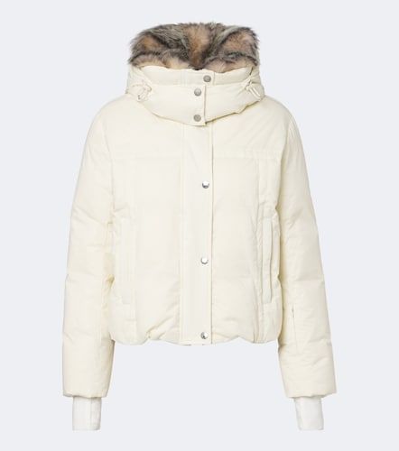 Giacca da sci in piuma con shearling - Yves Salomon - Modalova