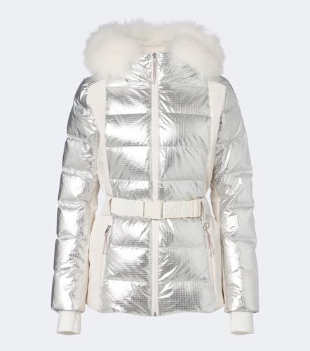 Chaqueta de esquí con borrego - Yves Salomon - Modalova