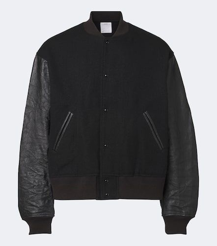 Wool, linen, and leather varsity jacket - Visvim - Modalova
