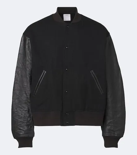 Wool, linen, and leather varsity jacket - Visvim - Modalova