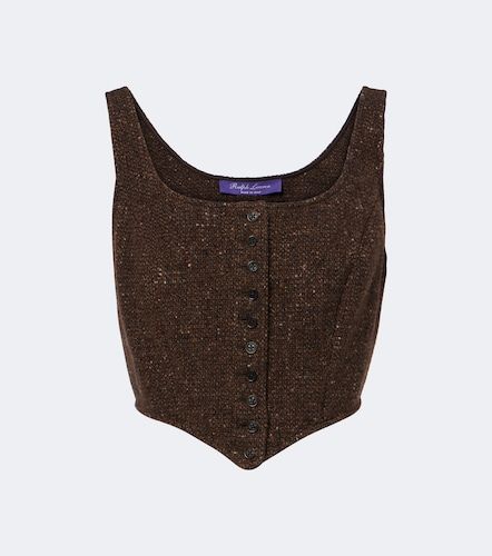 Top Sherry in tweed misto lana e cashmere - Ralph Lauren Collection - Modalova