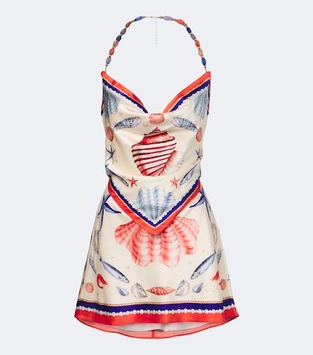 Creta embellished silk-blend satin minidress - Retrofete - Modalova