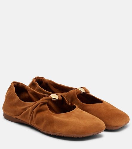 Pebble Soft suede Mary Jane flats - Loewe - Modalova