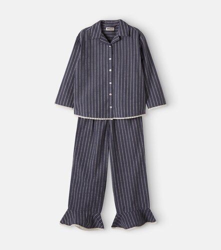 Pijama Fie de algodón a rayas - Wheat - Modalova