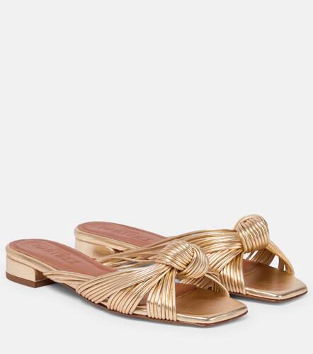 Montjuic leather ballet flats in pink - Souliers Martinez