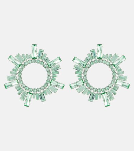 Begum crystal-embellished earrings - Amina Muaddi - Modalova