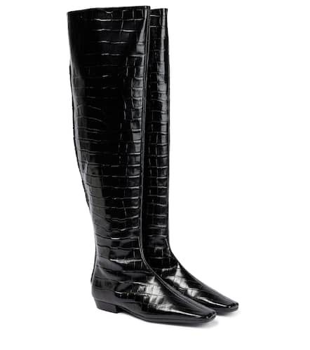 Toteme Leather over-the-knee boots - Toteme - Modalova