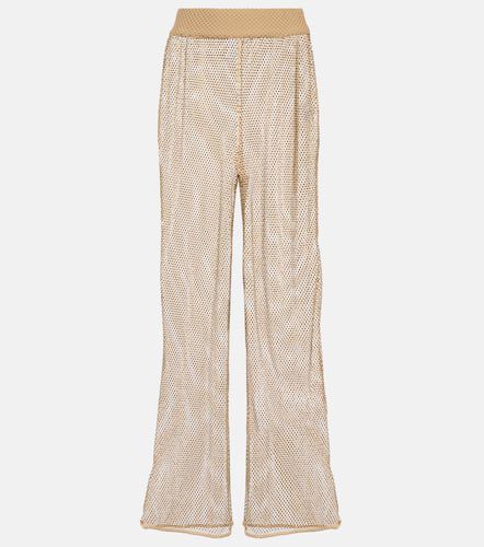 Sullivan crystal-embellished mesh pants - Simkhai - Modalova