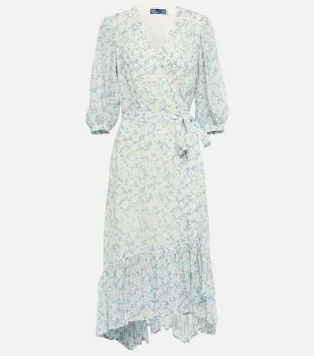Vestido wrap en georgette floral - Polo Ralph Lauren - Modalova