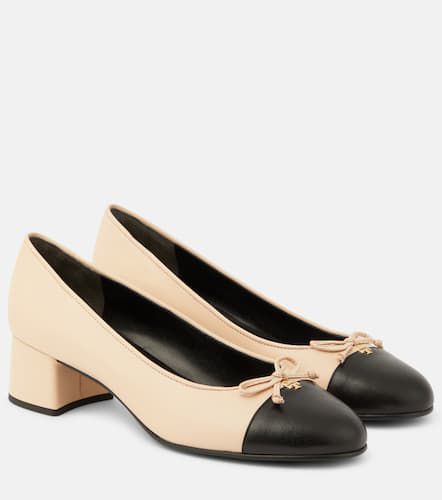 Tory Burch Cap-toe leather pumps - Tory Burch - Modalova