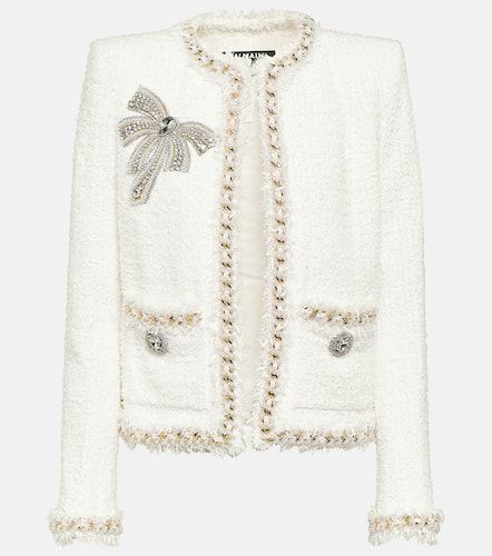 Balmain Embellished tweed jacket - Balmain - Modalova