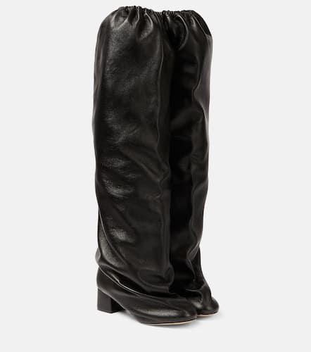 Bowe leather over-the-knee boots - Khaite - Modalova