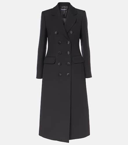 Double-breasted virgin wool coat - Dolce&Gabbana - Modalova