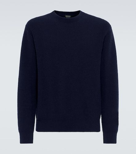 Zegna Pullover in cashmere a coste - Zegna - Modalova