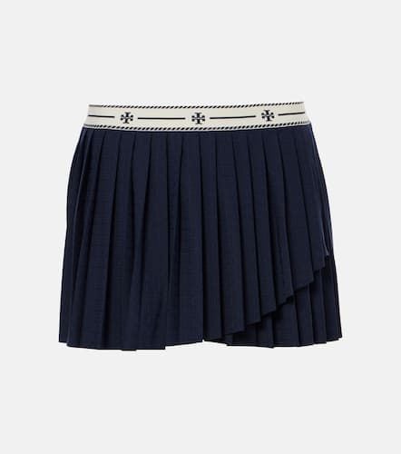 Pleated jacquard jersey tennis skirt - Tory Sport - Modalova