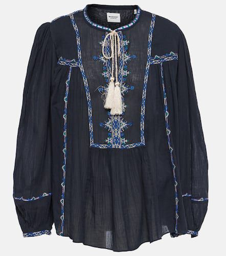Silekia embroidered cotton blouse - Marant Etoile - Modalova