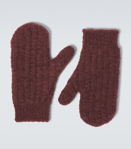 Knitted wool-blend mittens - Jil Sander - Modalova